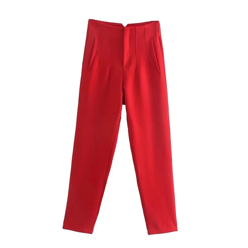 Morgana | Pantalon de bureau taille haute