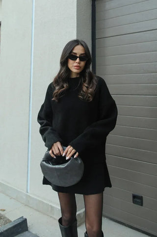 Ariana | Ensemble tricot avec pull et jupe