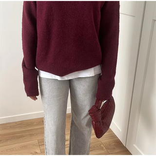 Crizel | Pull en tricot à col rond