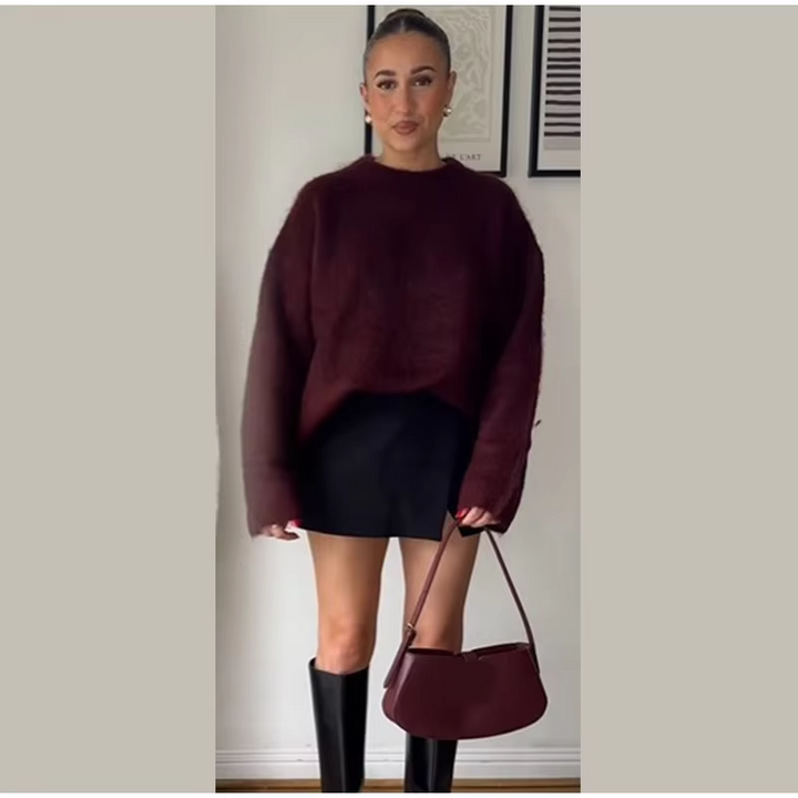 Crizel | Pull en tricot à col rond