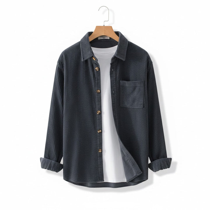 RAFAEL | Chemise Velours Côtelé Élégance Intemporelle