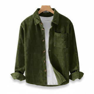 RAFAEL | Chemise Velours Côtelé Élégance Intemporelle